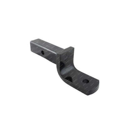 1 pc TAG Tow Ball Mount - 182mm Long Shank Black Powder Coated Finish