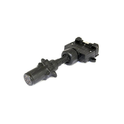 TAG Trailer Adapter - 7 Pin Small Round Plug to 7 Pin Flat Socket
