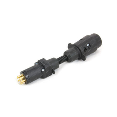 TAG Trailer Adapter - 7 Pin Large Round Plug to 7 Pin Small Round Socket
