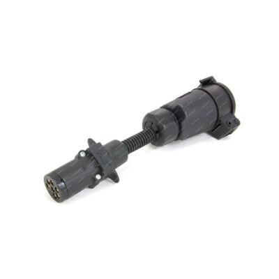 TAG Trailer Adapter - 7 Pin Small Round Plug to 7 Pin Large Round Socket